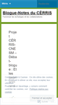 Mobile Screenshot of bloguenotesducerris.wordpress.com