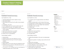 Tablet Screenshot of charleshbaker.wordpress.com