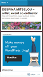 Mobile Screenshot of despinamitselou.wordpress.com
