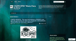 Desktop Screenshot of calpsiufes.wordpress.com