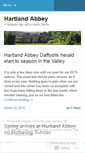 Mobile Screenshot of hartlandabbey.wordpress.com