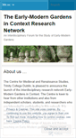 Mobile Screenshot of earlymoderngardens.wordpress.com