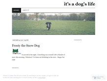 Tablet Screenshot of itsadogslife.wordpress.com