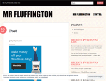 Tablet Screenshot of mrfluffington.wordpress.com