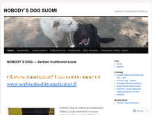 Tablet Screenshot of nobodysdogfin.wordpress.com