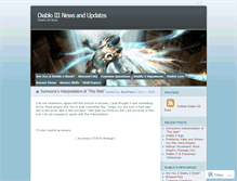 Tablet Screenshot of diabloiii.wordpress.com