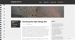 Desktop Screenshot of claygeek.wordpress.com