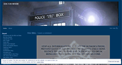 Desktop Screenshot of docwhom.wordpress.com