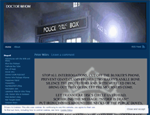 Tablet Screenshot of docwhom.wordpress.com