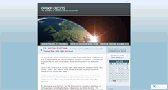 Desktop Screenshot of carboncreditsusa.wordpress.com
