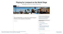 Desktop Screenshot of liverpoolphilharmonicontour.wordpress.com