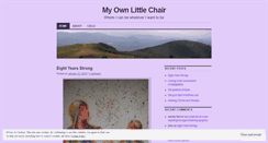 Desktop Screenshot of myownlittlechair.wordpress.com