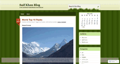 Desktop Screenshot of khans29.wordpress.com