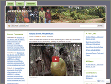 Tablet Screenshot of africanblogs.wordpress.com