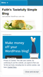 Mobile Screenshot of faithfuchs.wordpress.com