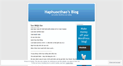 Desktop Screenshot of haphuocthao.wordpress.com