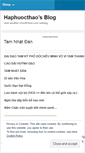 Mobile Screenshot of haphuocthao.wordpress.com