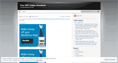 Desktop Screenshot of freemp3online.wordpress.com