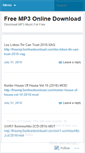 Mobile Screenshot of freemp3online.wordpress.com