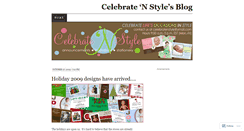 Desktop Screenshot of celebratenstyle.wordpress.com