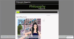 Desktop Screenshot of magazinephilosophy.wordpress.com