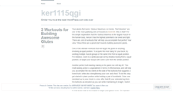Desktop Screenshot of ker1115qgi.wordpress.com