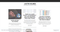 Desktop Screenshot of justinholmesblog.wordpress.com