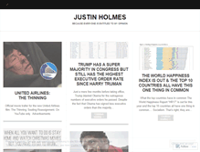 Tablet Screenshot of justinholmesblog.wordpress.com