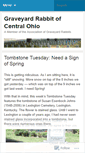 Mobile Screenshot of graveyardrabbitofcentralohio.wordpress.com