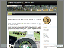 Tablet Screenshot of graveyardrabbitofcentralohio.wordpress.com