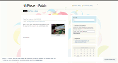 Desktop Screenshot of piecenpatch.wordpress.com