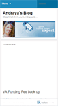 Mobile Screenshot of andrayab.wordpress.com