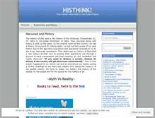 Tablet Screenshot of histhink.wordpress.com