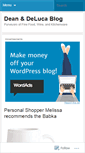 Mobile Screenshot of deandeluca.wordpress.com