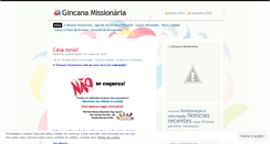 Desktop Screenshot of gincanamissionaria.wordpress.com