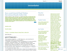 Tablet Screenshot of nethaberleri.wordpress.com