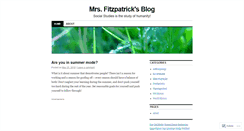 Desktop Screenshot of cfitzpatrickkaplan.wordpress.com