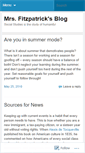 Mobile Screenshot of cfitzpatrickkaplan.wordpress.com
