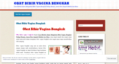 Desktop Screenshot of obatbibirvaginabengkakl.wordpress.com