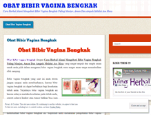 Tablet Screenshot of obatbibirvaginabengkakl.wordpress.com