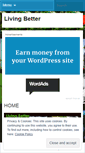 Mobile Screenshot of livingbetterme.wordpress.com