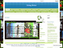 Tablet Screenshot of livingbetterme.wordpress.com