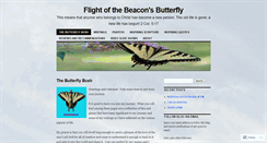 Desktop Screenshot of butterflybeacon.wordpress.com