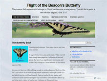 Tablet Screenshot of butterflybeacon.wordpress.com