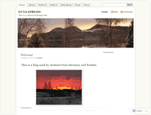 Tablet Screenshot of gullasblog.wordpress.com