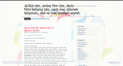 Desktop Screenshot of izlemekistiyorum.wordpress.com