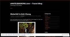 Desktop Screenshot of ehotelbooking.wordpress.com