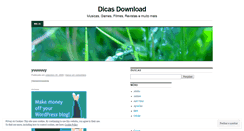 Desktop Screenshot of dicasdownload.wordpress.com