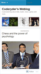 Mobile Screenshot of coderyder.wordpress.com
