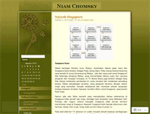 Tablet Screenshot of niamchomsky.wordpress.com